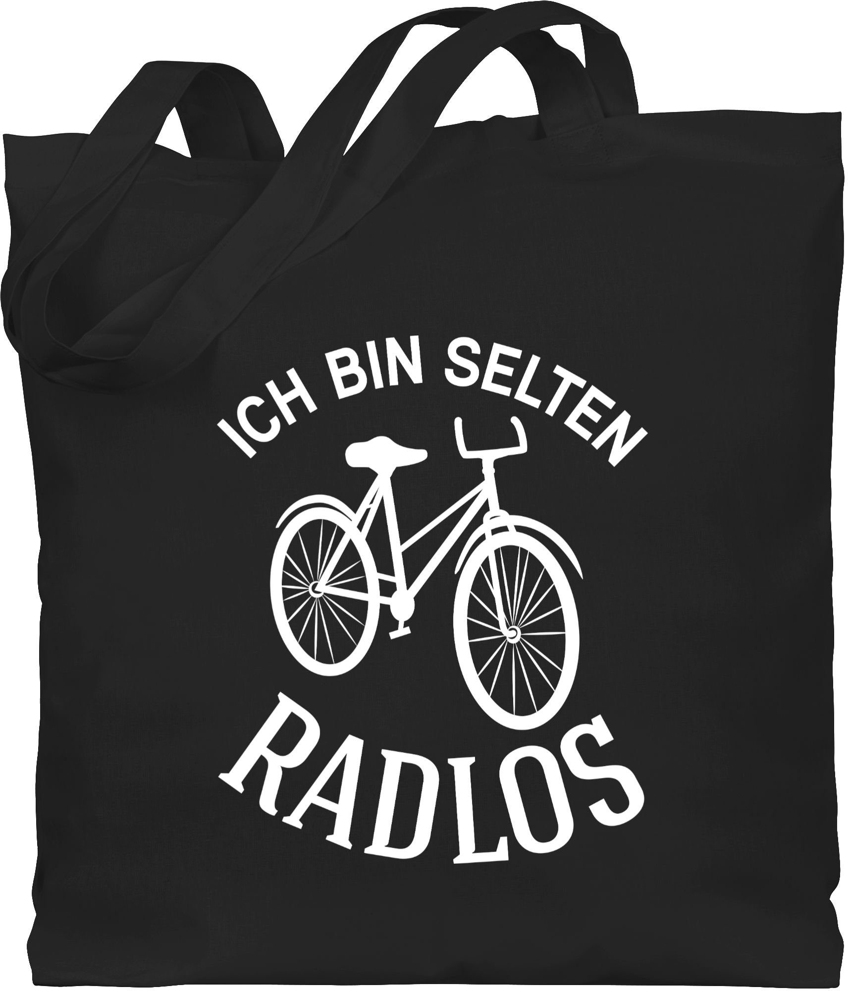 Shirtracer Umhängetasche »Ich bin selten Radlos Sprüche Statement mit